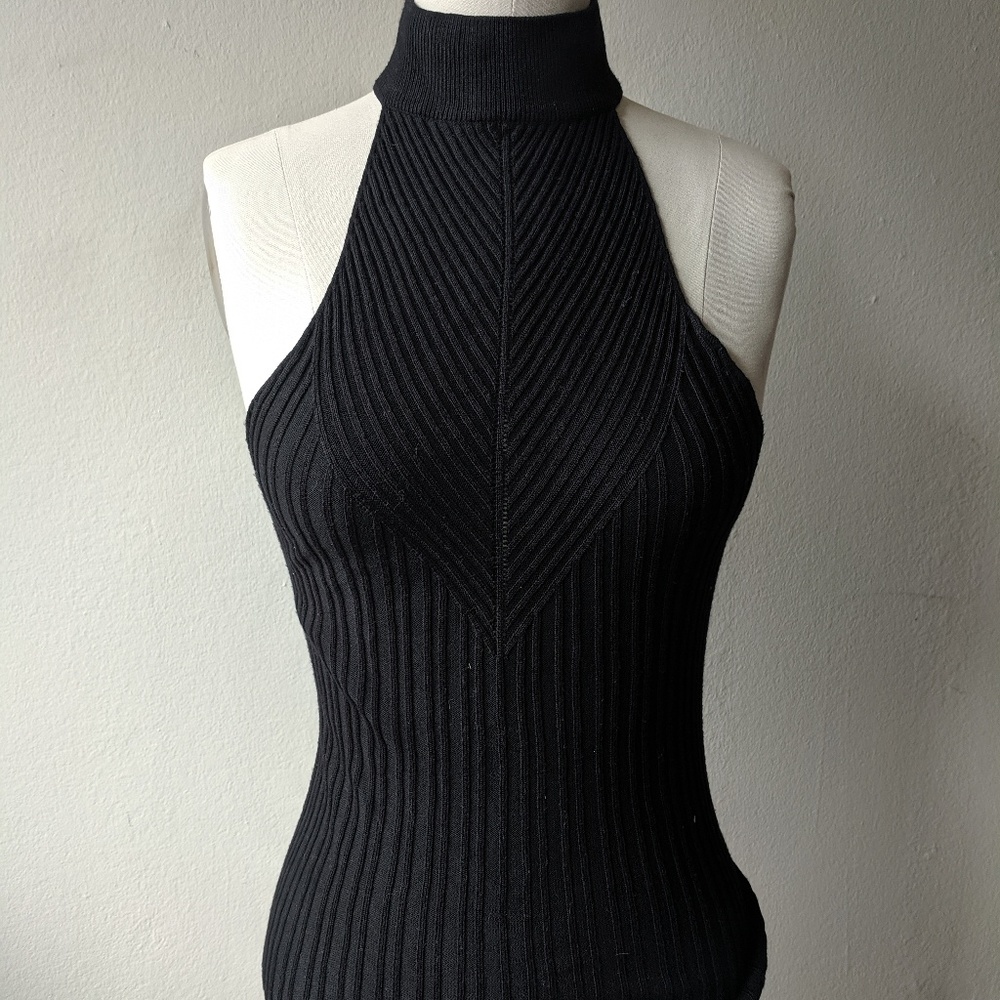 🔥Summer Sale🔥 Sexy Black Knit Top